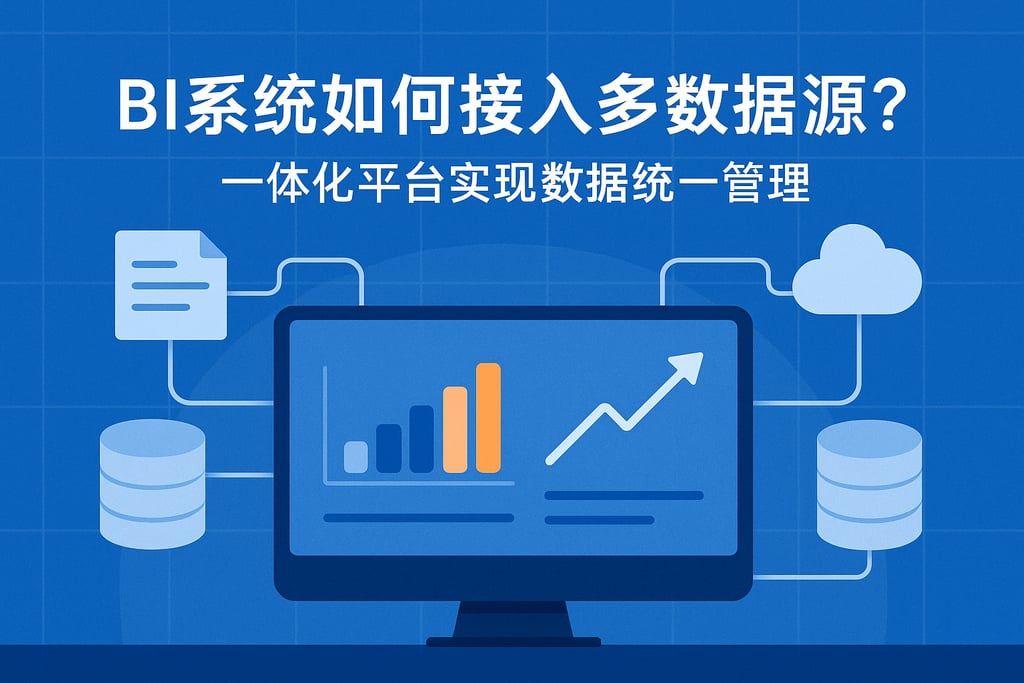 BI系统如何接入多数据源？一体化平台实现数据统一管理"